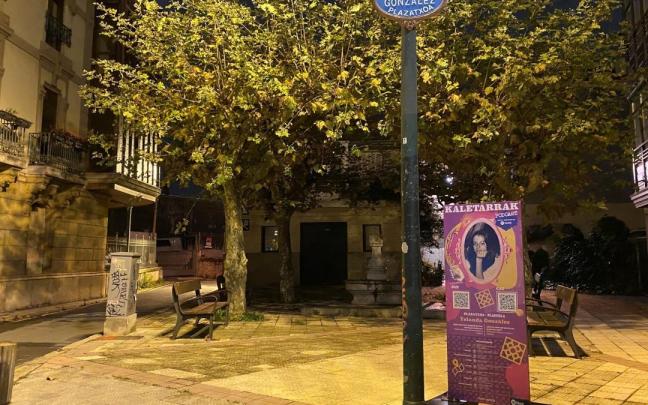 La plaza Yolanda González está ubicada en Deusto