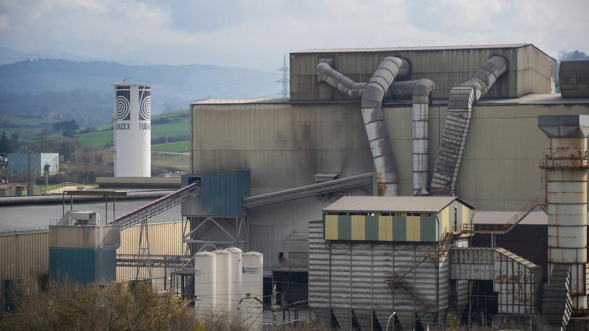 Fábrica de Tubacex en la localidad alavesa de Amurrio.