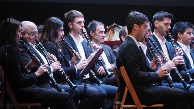 Actuación de la Banda de Música de Elgoibar en el Herriko Antzokia.