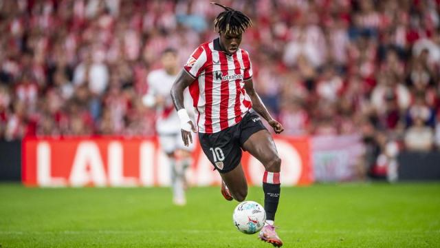 Nico Williams frente al Rayo Vallecano