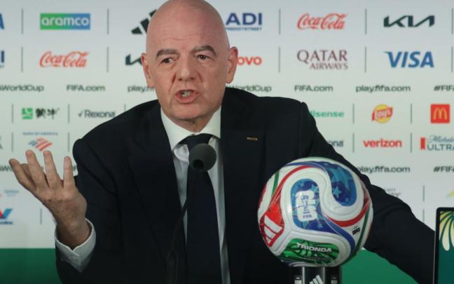 El presidente de la FIFA, Gianni Infantino.