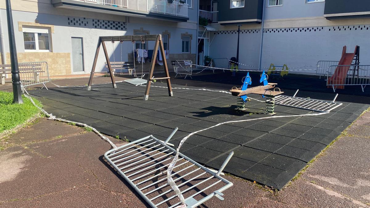 Parque infantil de Jadarre en Zumaia.