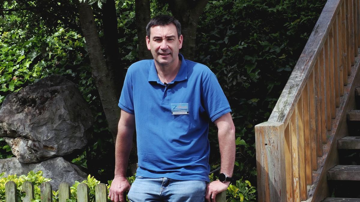 Juan Luis Sáez, gerente del camping de Zumaia.