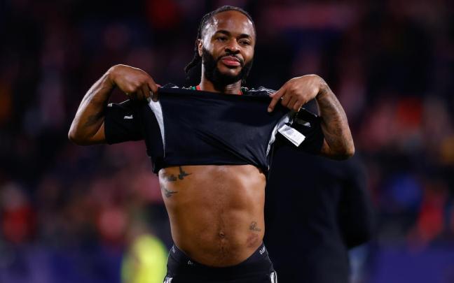 Raheem Sterling, durante su etapa en el Arsenal.