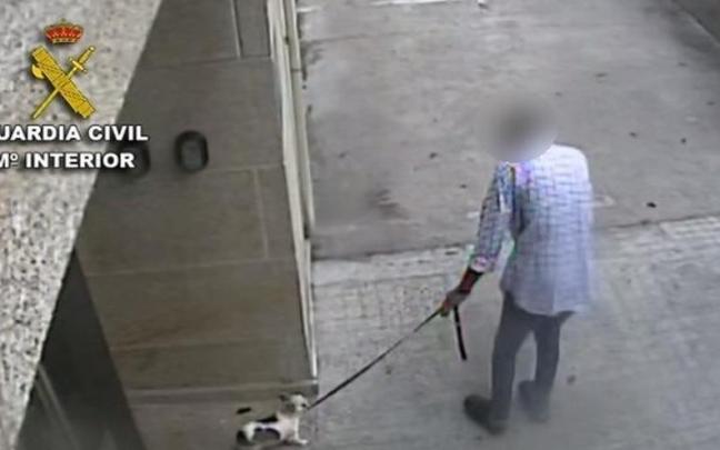 El hombre investigado por matar a su perro. El hombre investigado por matar a su perro.