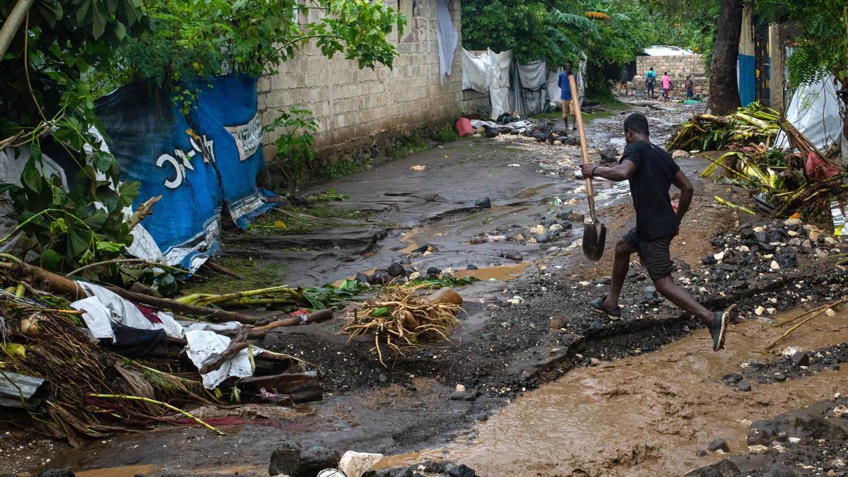 Imagen de los destrozos del huracán Melissa a su paso por Haití