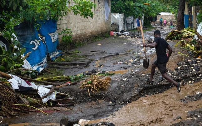 Imagen de los destrozos del huracán Melissa a su paso por Haití