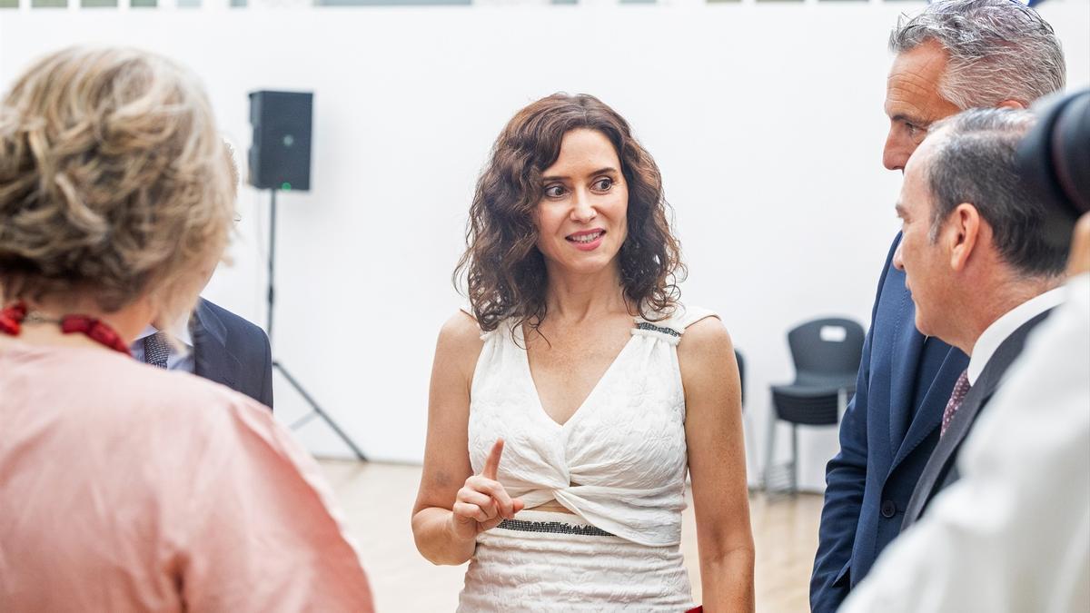 La presidenta de la Comunidad de Madrid, Isabel Díaz Ayuso.