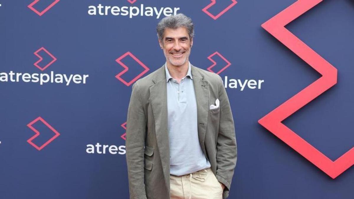 El presentador Jorge Fernández, en el photocall de un evento