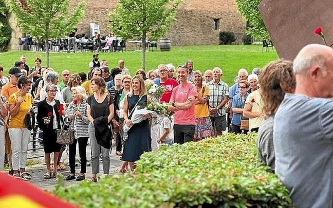 Acto para recordar a los fusilados en Beasain en 1936.