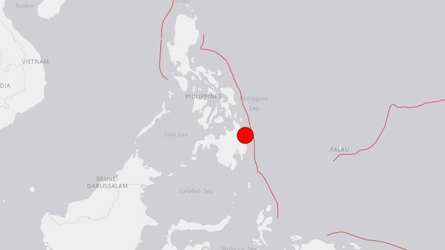 El terremoto, de 7,6 grados, ha afectado a Filipinas.