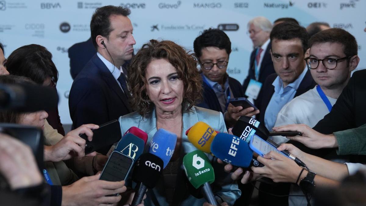 La vicepresidenta del Gobierno y ministra de Hacienda, María Jesús Montero