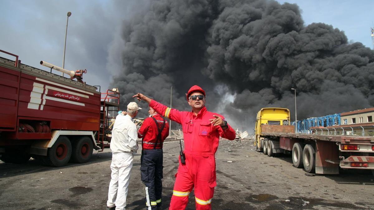 Explosión en el puerto iraní de Bandar Abbas