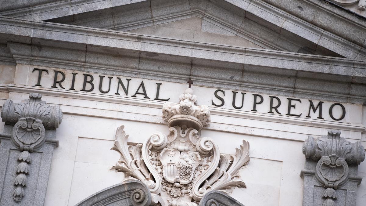 Fachada del Tribunal Supremo.