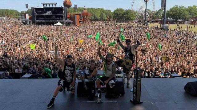 Locomuerte tras su concierto de este año en el Hellfest