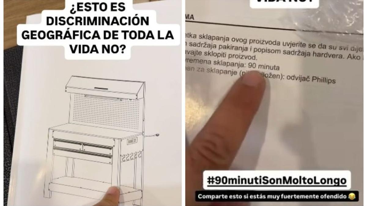 Dos fragmentos del vídeo.