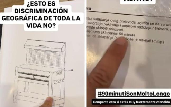 Dos fragmentos del vídeo.