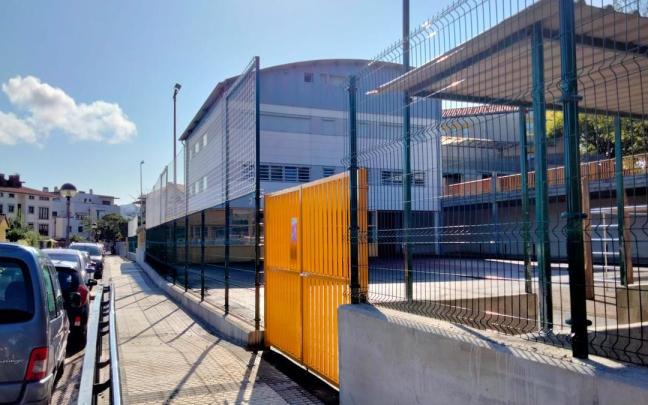 Acera renovada en Laubidieta