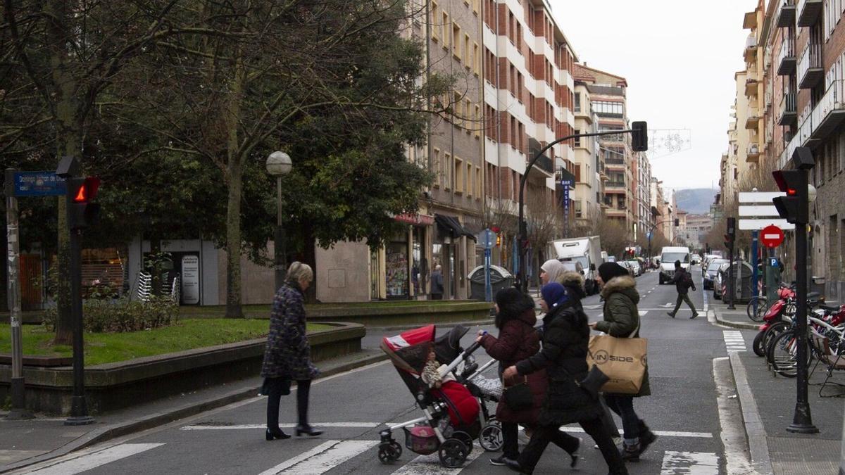 Calle Coronacion en Vitoria