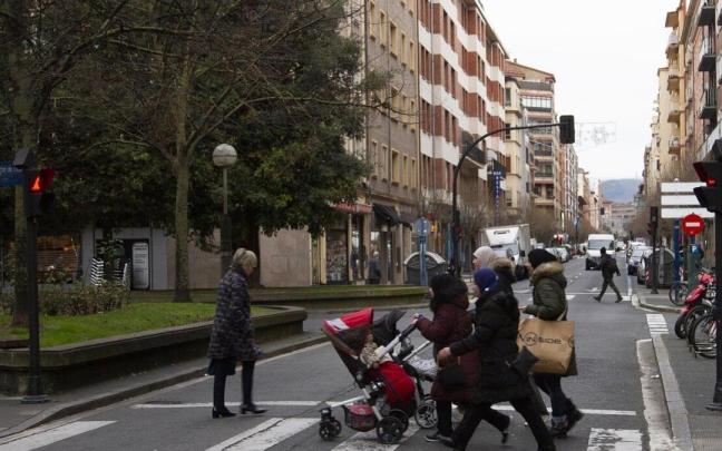 Calle Coronacion en Vitoria