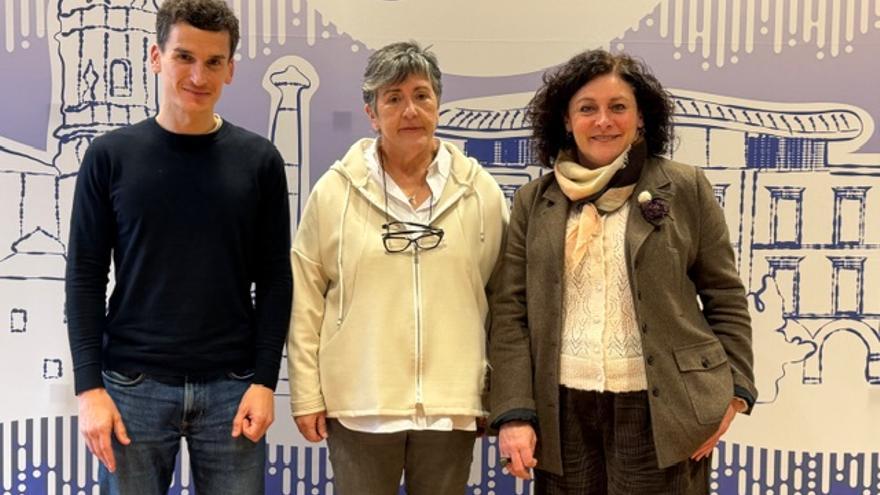 Jesús Goiria, Igone Idigoras y Ainhoa Salterain.