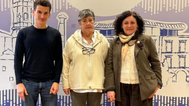 Jesús Goiria, Igone Idigoras y Ainhoa Salterain.