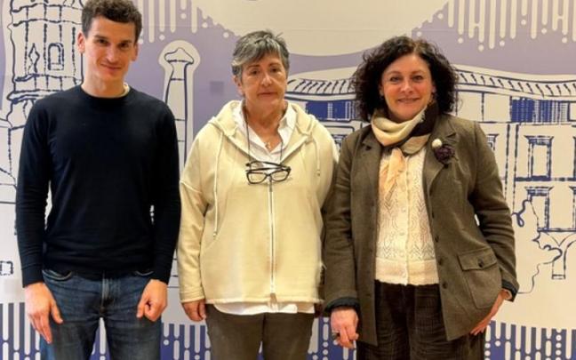 Jesús Goiria, Igone Idigoras y Ainhoa Salterain.
