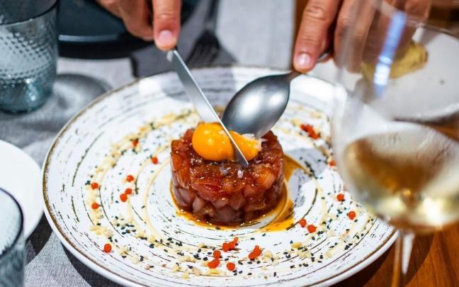 Tartar de atún de Alakrana Bermeo