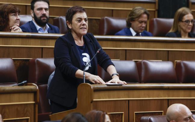 La portavoz de EH Bildu en el Congreso, Mertxe Aizpurua
