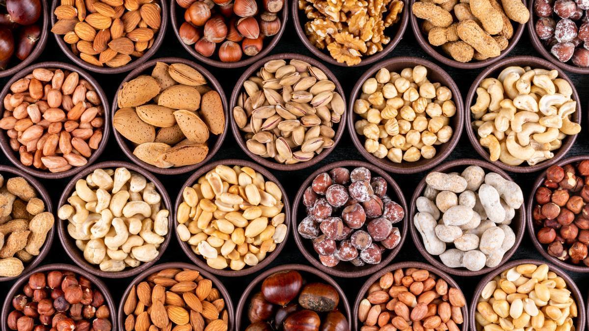 Variedad de frutos secos