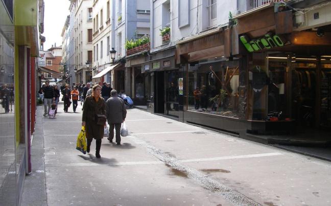 Calle del centro urbano de Gernika-Lumo.