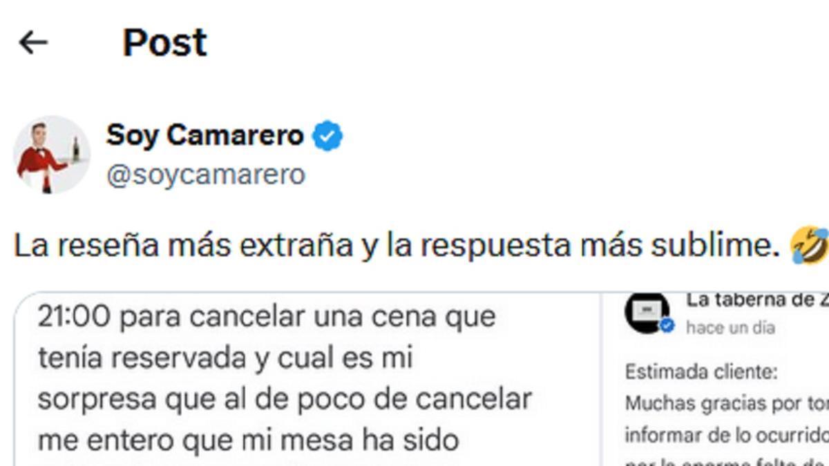 El comienzo del post.