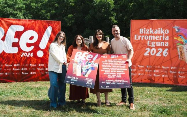 La Diputación Foral de Bizkaia, Danok Pro, el Ayuntamiento de Lemoa y Deia han presentado el segundo Bizkaiko Erromeria Eguna