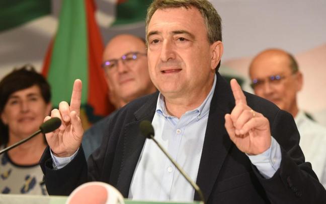 El portavoz del PNV en el Congreso, Aitor Esteban, en una anterior comparecencia