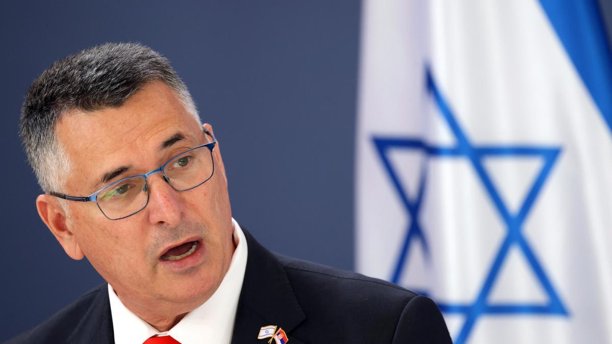 El ministro de Exteriores israelí, Gideon Saar