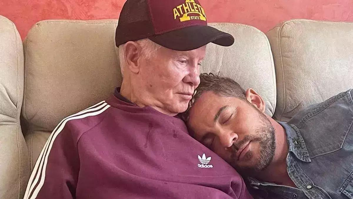 David Bisbal con su padre