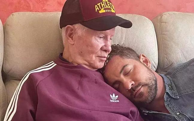 David Bisbal con su padre