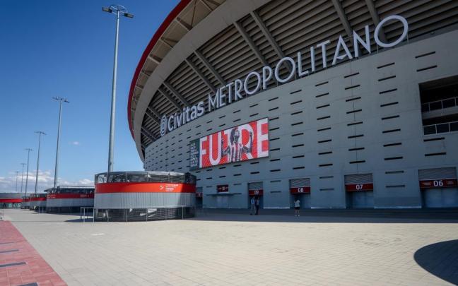 Exterior del estadio deportivo Cívitas Metropolitano. Exterior del estadio deportivo Cívitas Metropolitano.