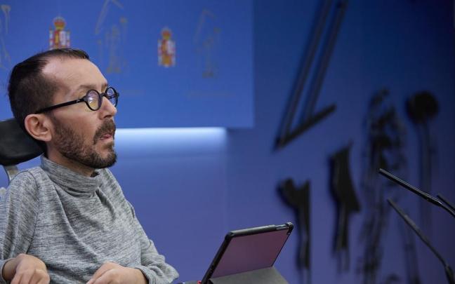 El portavoz de Unidas Podemos en el Congreso, Pablo Echenique.