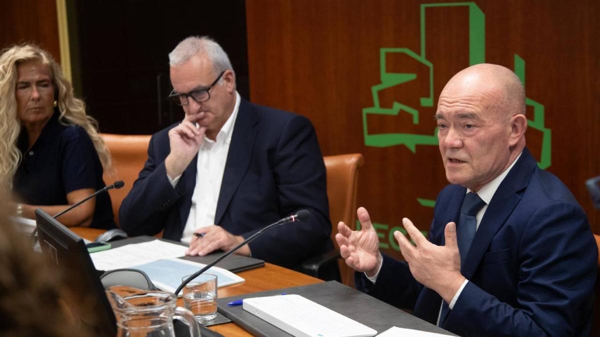 Imagen de archivo de Pérez Iglesias compareciendo en Parlamento Vasco