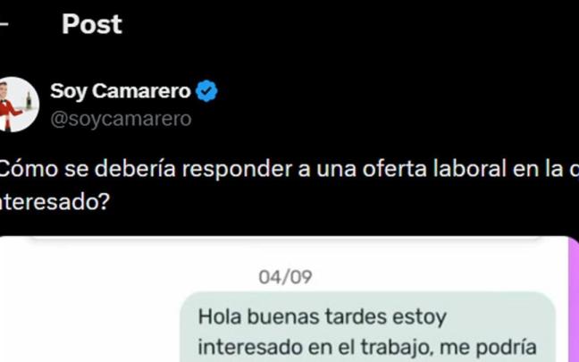 El comienzo del post.