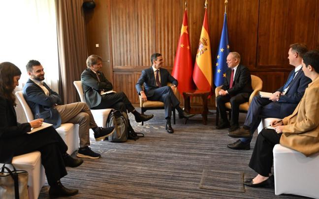 Sánchez ha mantenido un encuentro con Jens Eskelend, presidente de la Cámara de Comercio Unión Europea-China
