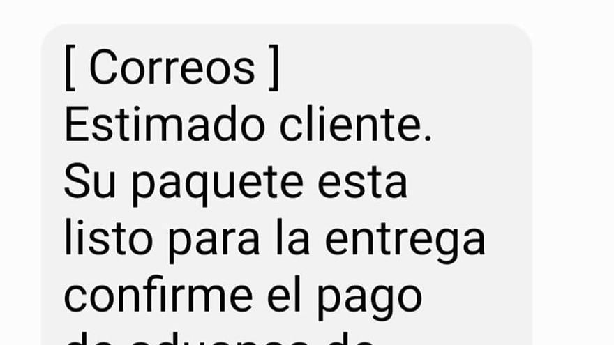 Este es el mensaje de texto que están recibiendo muchos vitorianos en los últimos días