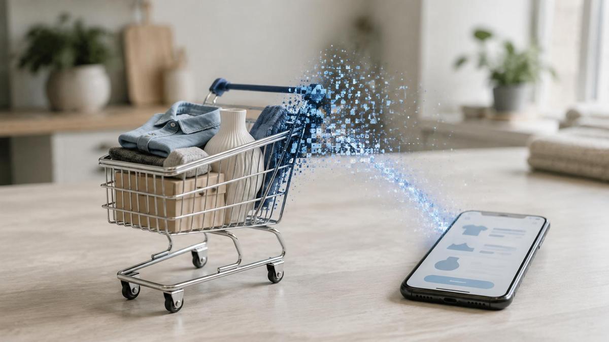 Aunque la compra no llegue a completarse, los productos añadidos al carrito pueden dejar un rastro que las tiendas utilizan para intentar recuperar la venta.