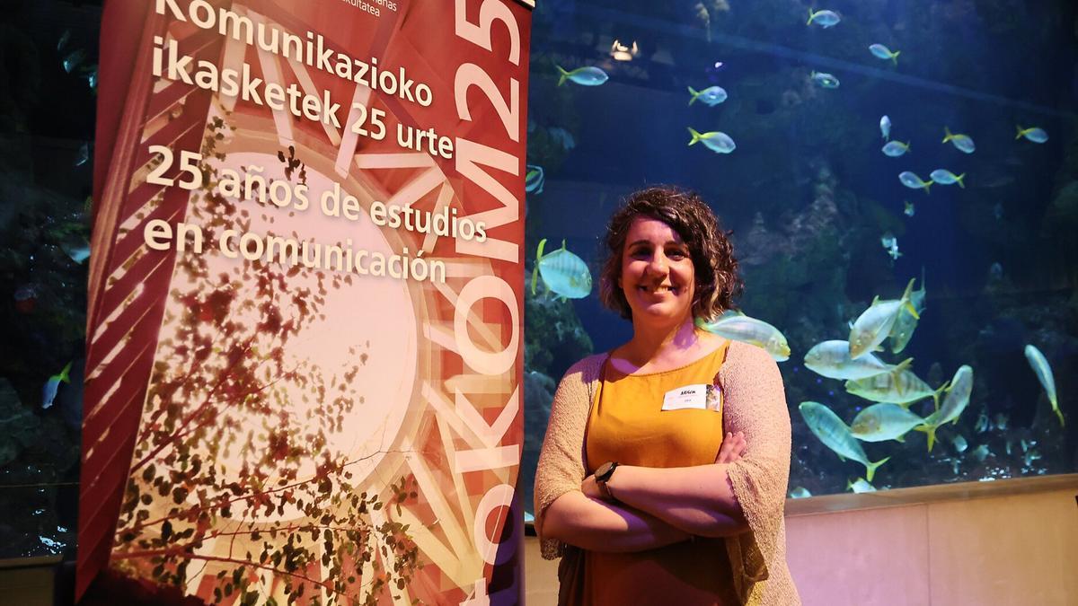 Miren Berasategi, directora del Grado en Comunicación de la Universidad de Deusto.