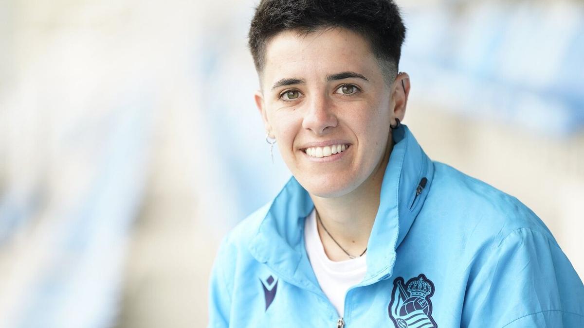 Iraia Iparragirre, durante la entrevista concedida a este periódico. / RUBEN PLAZA