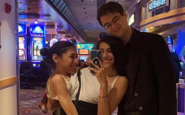 Lupita, Carmen y Daniel.