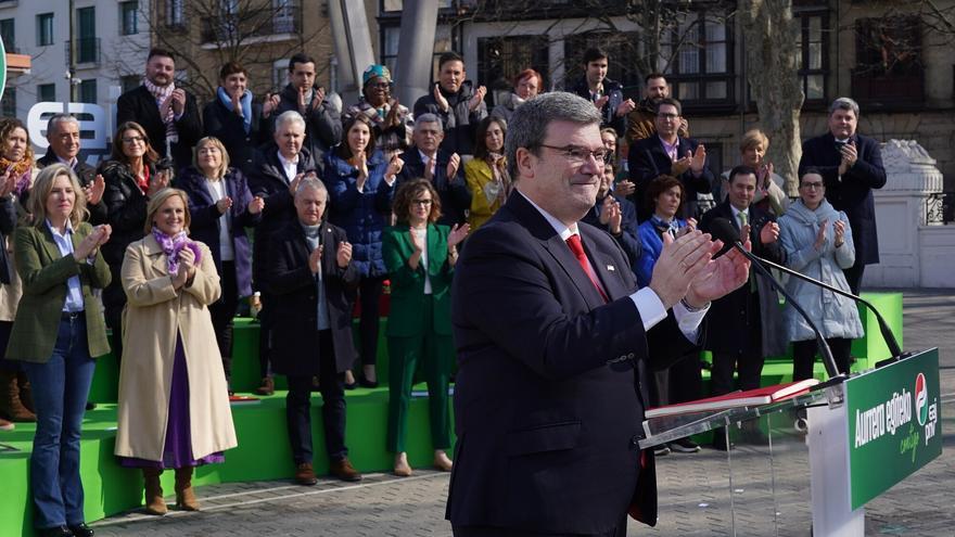 Juan Mari Aburto presenta su candidatura a la Alcaldía de Bilbao por EAJ-PNV