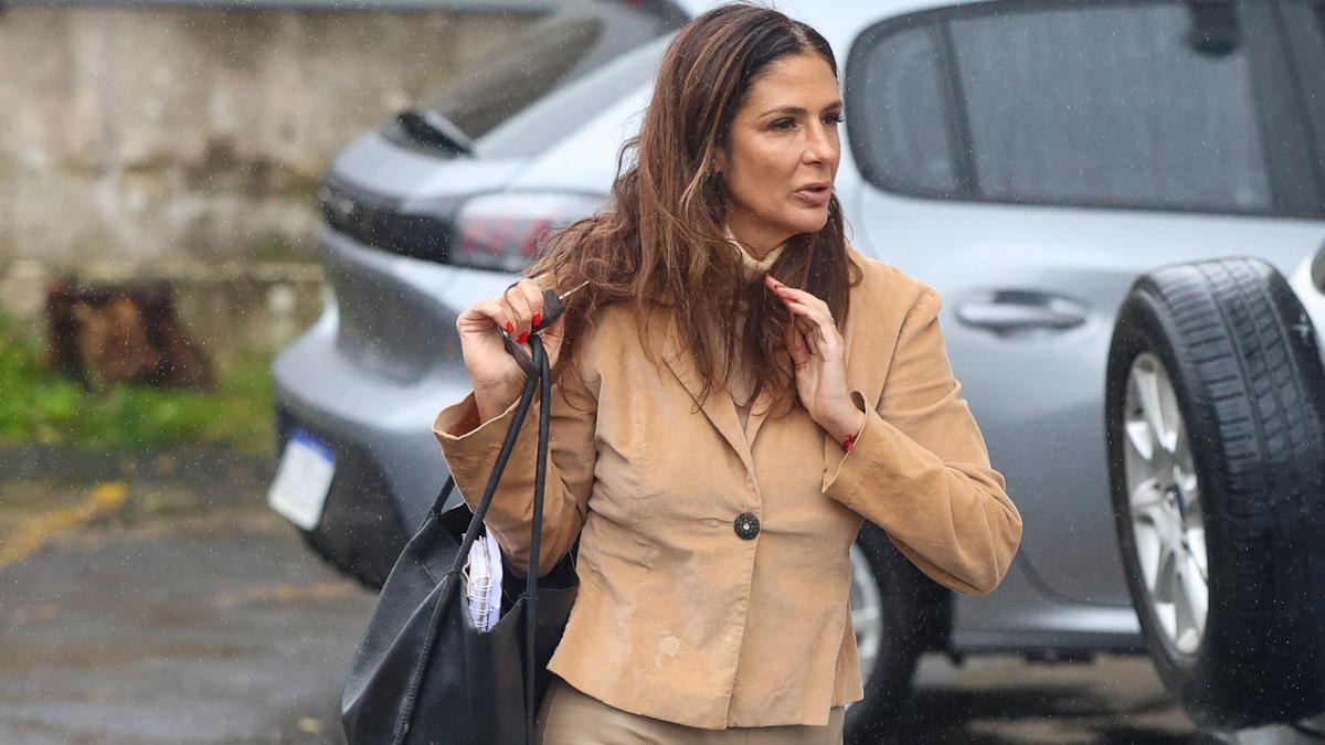 La jueza Julieta Makintach a su llegada al juzgado