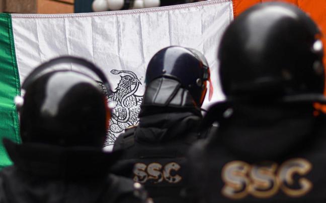 Agentes de policía mexicanos.